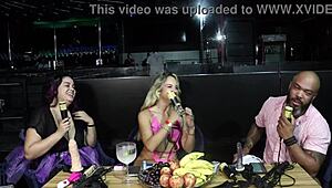 Marilia oliveira strips sensually in the naughty game