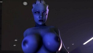 Liara rides cowgirl passionately