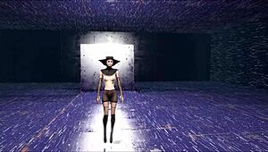 Four stars lingerie fashion in 3d anime cartoon