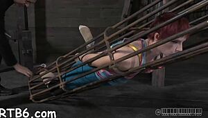 Tough lass, endure that rough nipple punishment!