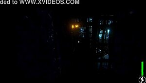 i got pegged by a giant futanari monster cock at frennis night club in this hardcore futa hentai game