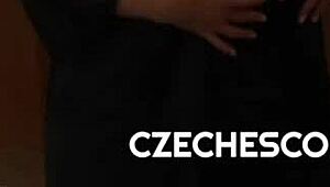 czech blonde karol lilien seduces with skill. her amateur charm shines in a steamy european encounter.