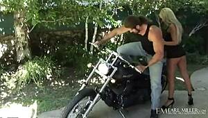 Kendall Brooks Rides Excitingly on a Motorcycle Adventure