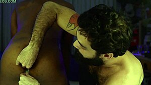 i put on the condom and get ready for more gay action in part two