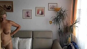 German milf Sandy, 41, takes intense anal pounding