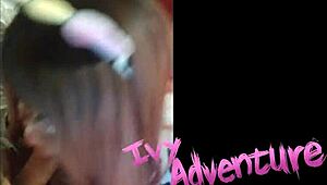 Egirl in Moo-Chan Cosplay Sucking Cock with Cumshot on Tits