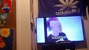 Slutty Canadian Whore Teases Her Tight Cunt