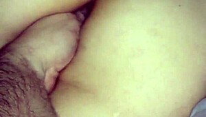 Giving her all four fingers deep