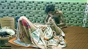 Hey, check this hot Indian sales girl banging the new sales boy!