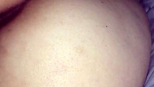 Giving her all four fingers deep