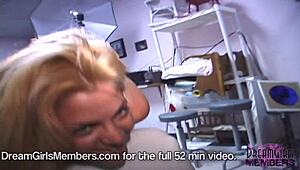 Juicy-assed model with natural tits bends over and spreads her pussy