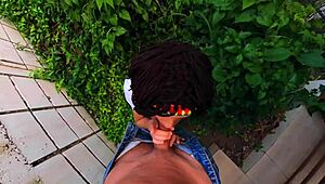 Pov Public Blowjob And Handjob In Park Till Cum Mouth Caught By Staff Oops