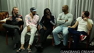 gangbangcreampie - how many dicks can this blonde handle? 😜