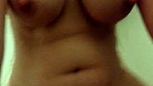 Blonde engages in intimate activities with partner