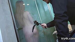 IDEAL TEEN BLOWS COCK IN POV AND GETS SLIM PUSSY SCREWED!