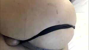 Shemale masturbates with two toys