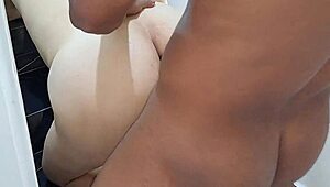The pleasure of a horny stepmother: Part 2 - Hard fucking on the stairs