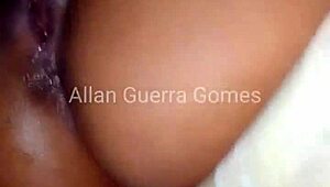 Dana Bueno's Pussy and Ass Licked by MMA Fighter Allan Guerra Gomes Until She Orgasms