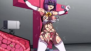 In the anime game, agent Emil faces humiliation and bondage in part four.