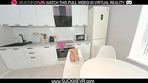 Maya Stone craves intense VR pleasure with a massive cock