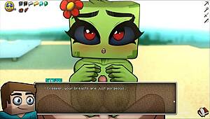 that creeper girl gave us a public titjob on the beach before we creampied her virgin pussy