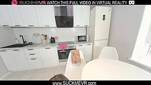 Maya Stone craves intense VR pleasure with a massive cock