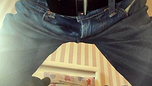 Detailed scene of peeing in bed, capturing the moment of relief and warmth