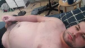 Hot guy soaked in sticky cum