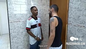 Straight Guy from Condo Tries Gay Interracial Bareback