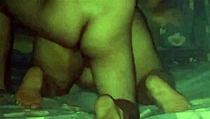 Fat Whore Bent Over in Doggystyle, Big Tits and Ass on Display