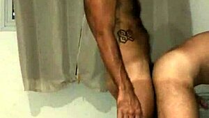Gay anal sex with a hairy big dick