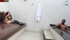 Eva Perez's First Naked Scene with Black Top Delicia in Hardcore Gay Handjob and Orgasm