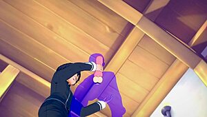HD video of a Kirito handjob in a Japanese gay anime