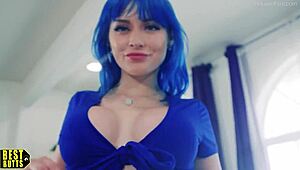 Butt Terbaik Jewelz Blu Lantun Booty Gelembung Untuk Backshots Beban Besar