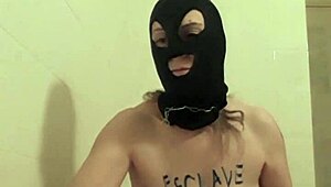 european french slave indulges in solo bdsm self-session, getting wet on march 27, 2023