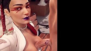 Intense sex compilation from Apex Legends