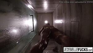 Jezebelle Bond Enjoys Relaxing Shower Time