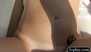 two slutty babes in bikinis fucking on speedboat 😏