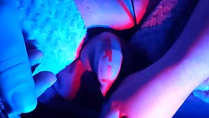 slave tied up surrenders to cock in bdsm bondage