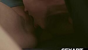 spanish hotties, wanna see wild lesbian scissoring and pussy licking?