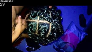 My best friend asks for a favor and I help her with it in her mouth.