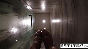 Jezebelle Bond Enjoys Relaxing Shower Time