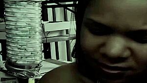 Ebony Deepthroats Cock For Facial Cumshot