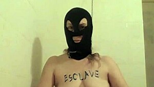 european french slave indulges in solo bdsm self-session, getting wet on march 27, 2023