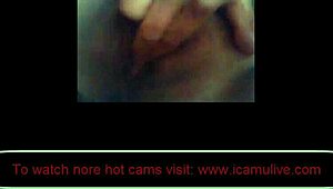 Live Lesbian Pleasure: Hot Girl's Solo Session on Webcam