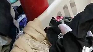 Guys raiding panties in this dirty gay jerk-off adventure, so thrilling!