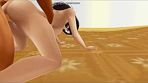 chloe endures intense punishment in virtual sex world