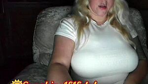 Camgirl with big tits shows off on live webcam