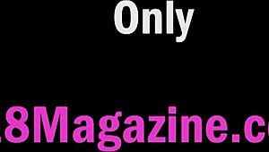 Çarpıcı Jalene dildo ile tahrik ediyor yoğun pompalama seansı öncesi