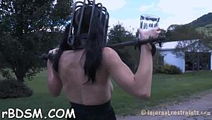 She submits to her master in shocking bdsm play